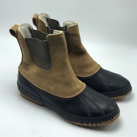 Sorel Shoes Sorel Mens Cheyanne Metro Chelsea Waterproof Boots Elk